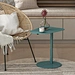 small wrought iron outdoor side table